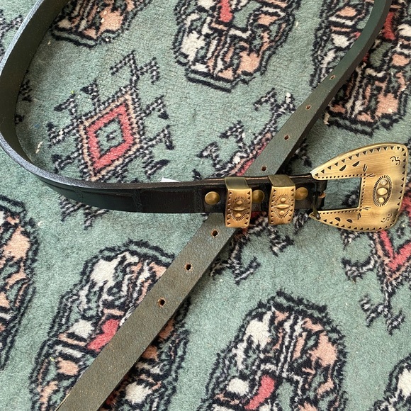 Free People boho western leather belt - Picture 10 of 12